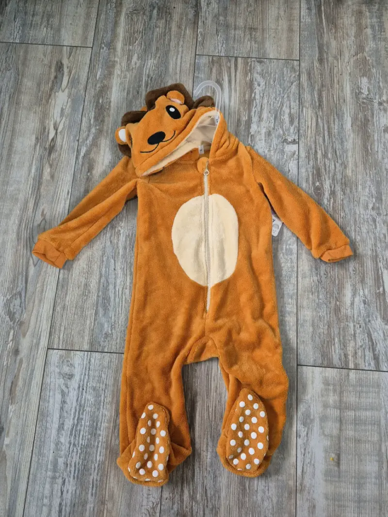 Disfraz de oso para bebé con capucha - 3