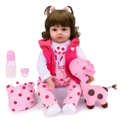 Muñeca bebé realista con accesorios - miniatura 1