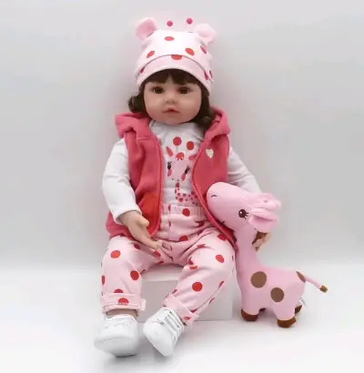 Muñeca bebé realista con accesorios - miniatura 4