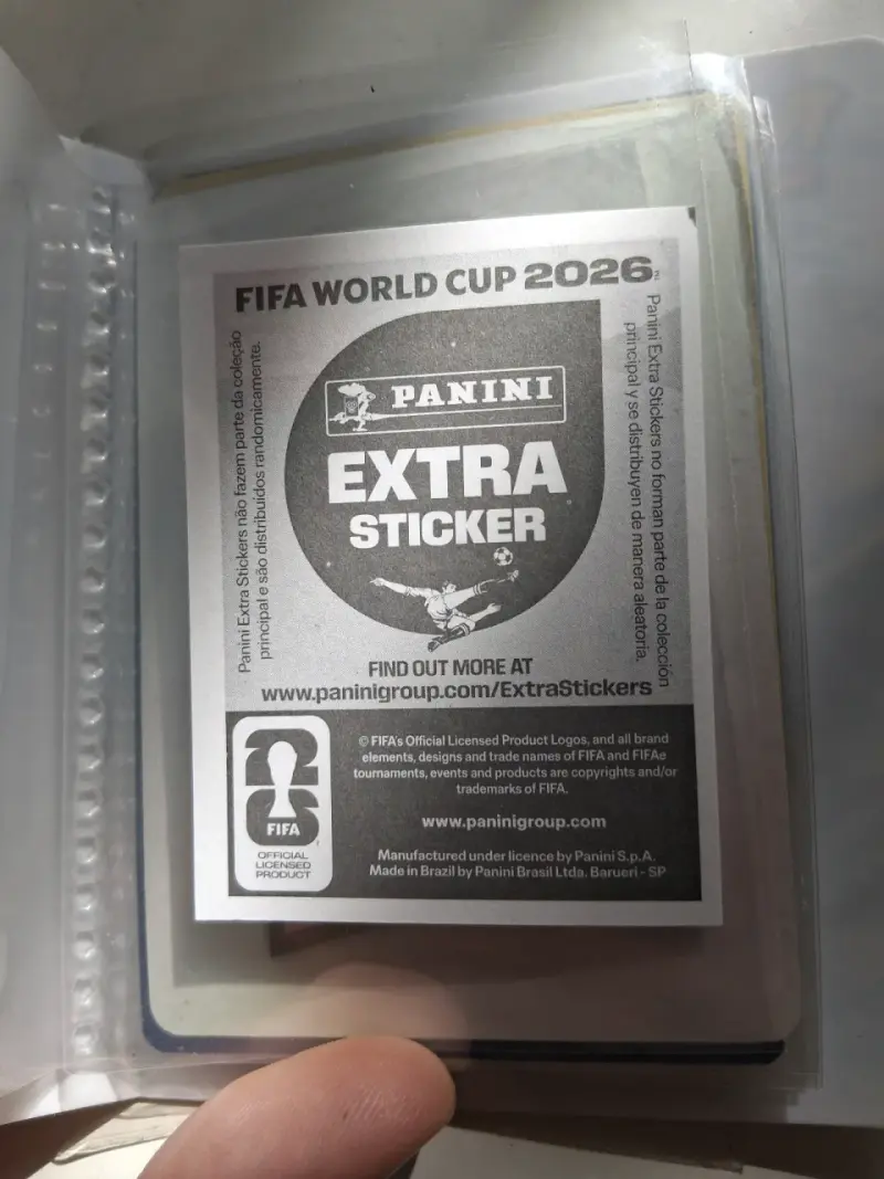Lámina Extra  Gold Panini Lionel Messi FIFA - 4