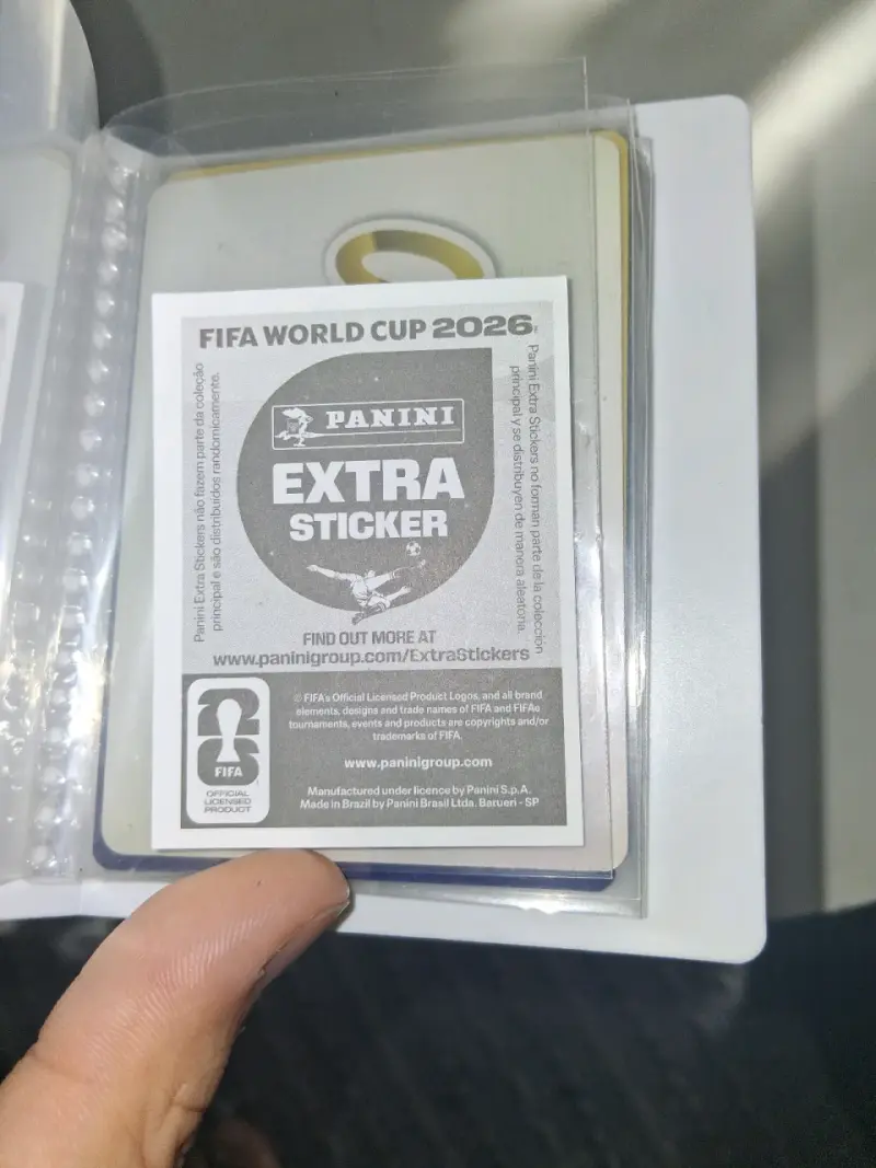 Lámina Extra  Gold Panini Lionel Messi FIFA - 6