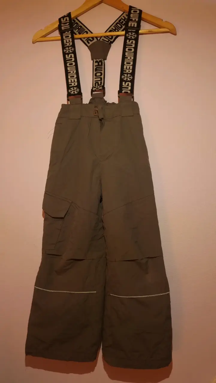 Pantalones de nieve gris, niño - 1