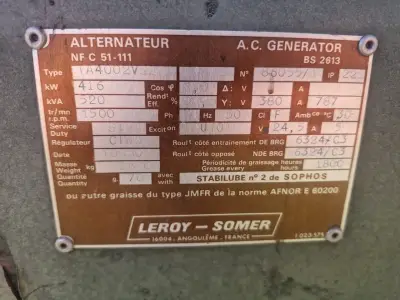 Generador diésel industrial usado - miniatura 5