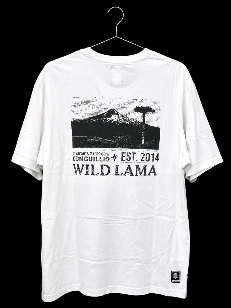 Polera blanca Wild Lama con etiqueta - 2