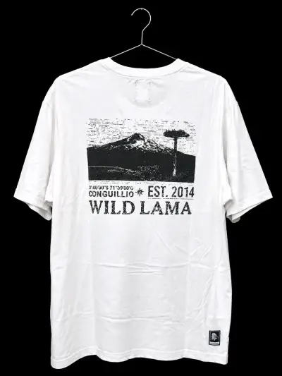 Polera blanca Wild Lama con etiqueta - miniatura 2
