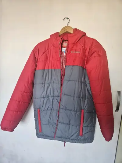 Chaqueta Columbia azul con capucha - miniatura 4