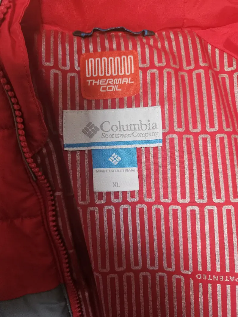 Chaqueta Columbia azul con capucha - 5