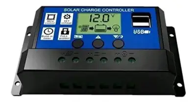 Controlador de carga solar con pantalla LCD - miniatura 1