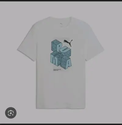 Polera Puma blanca con logo - miniatura 2