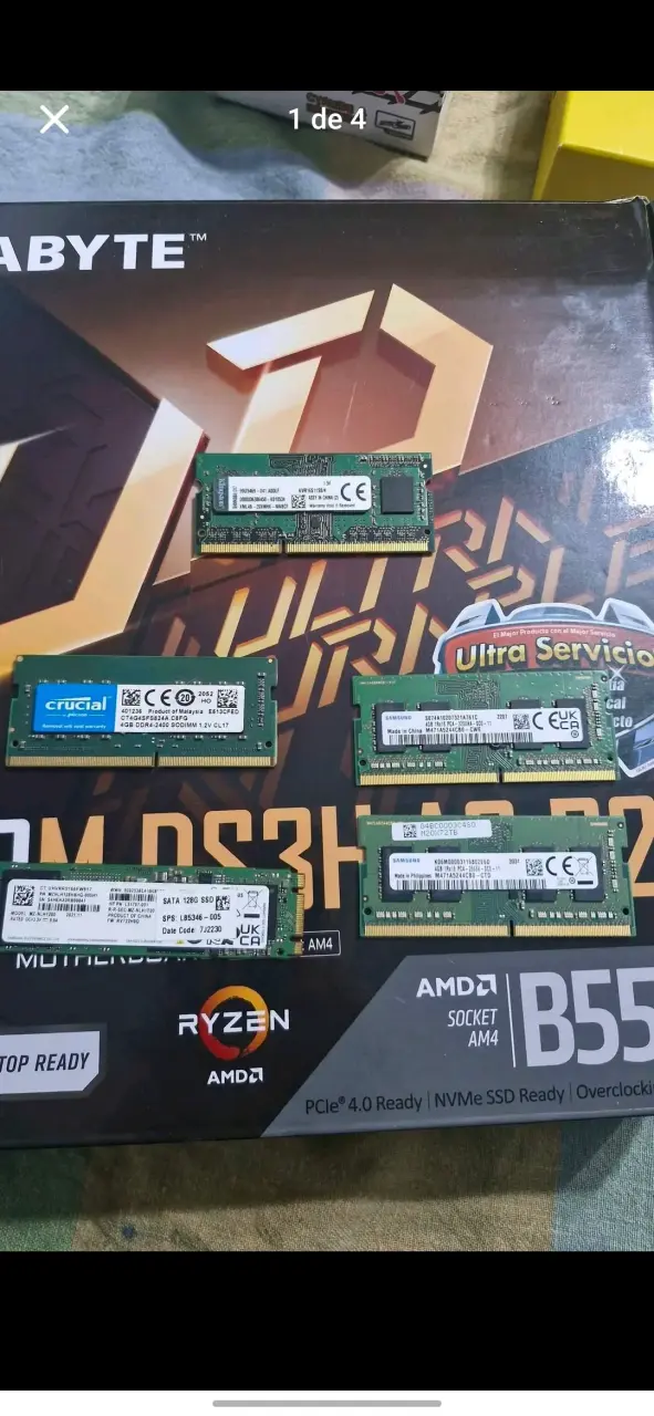 Memorias RAM y SSD para PC - 1