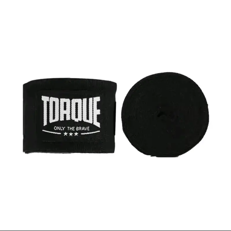 Vendas de boxeo Torque negras 3m - 1