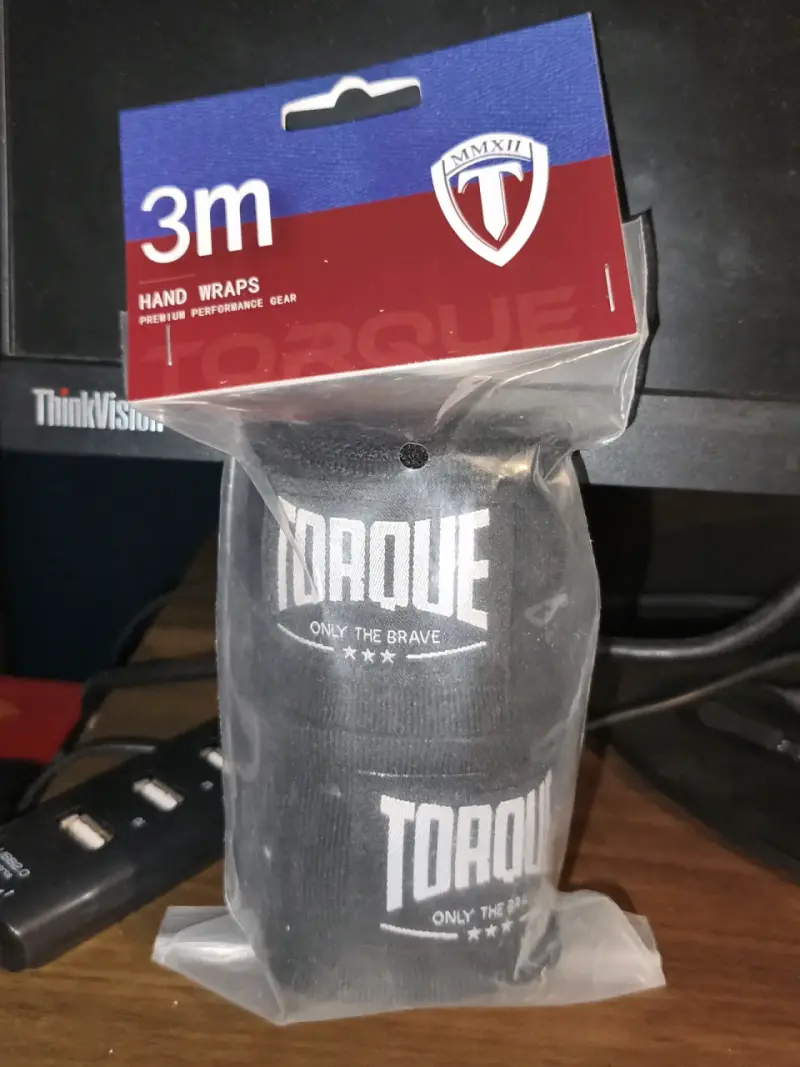 Vendas de boxeo Torque negras 3m - 2