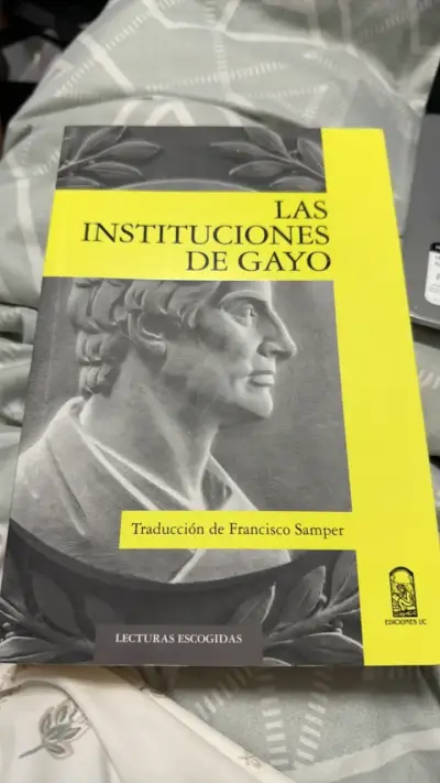 Libro 'Las Instituciones de Gayo' Ediciones UC - miniatura 1