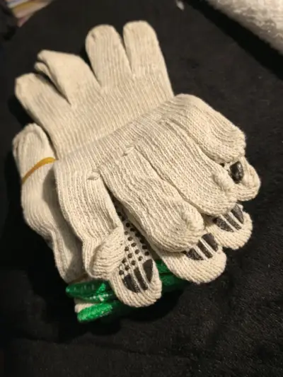 2 pares de guantes de trabajo antideslizantes - miniatura 2