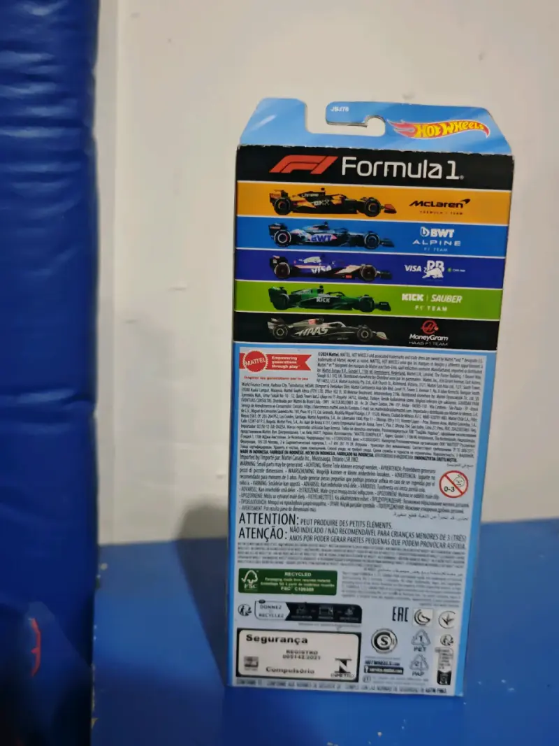 Set de autos Hot Wheels Fórmula 1 2024 - 2
