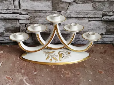 Candelabro antiguo y elegante bavaria - miniatura 1