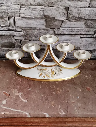 Candelabro antiguo y elegante bavaria - miniatura 2