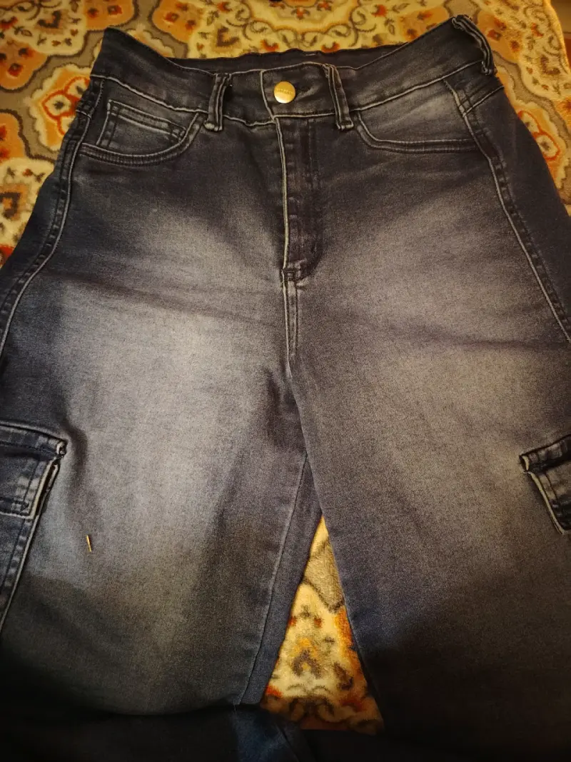 Jean cargo full elásticodo talla 38 - 2