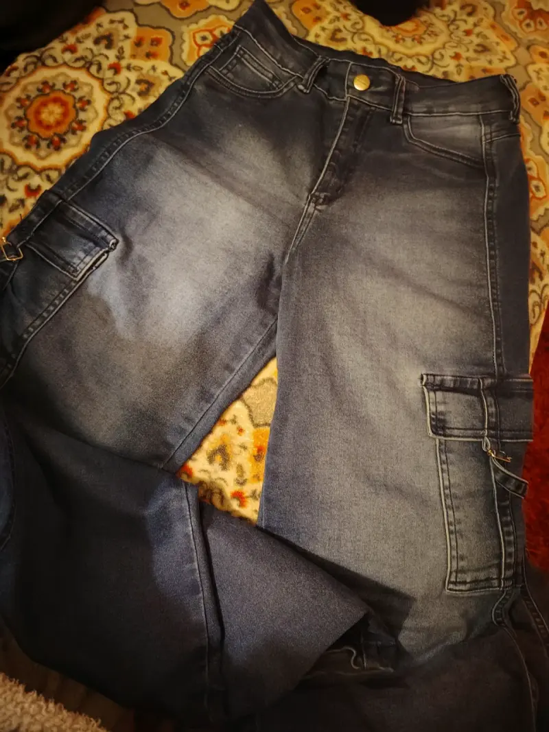 Jean cargo full elásticodo talla 38 - 3