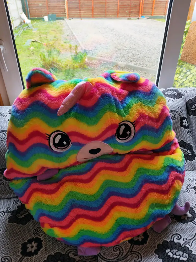 Saco de dormir infantil unicornio arcoíris - 3