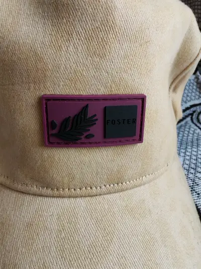 Gorra beige con logo Foster - miniatura 2