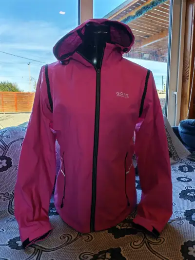 Chaqueta Gore Running Wear rosa - miniatura 1