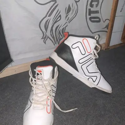 Zapatillas FILA blancas de caña alta - miniatura 2