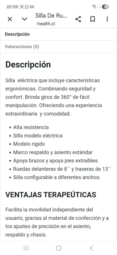 Silla de ruedas eléctrica ergonómica - miniatura 1