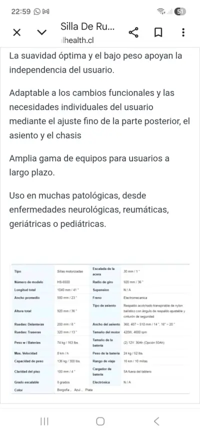 Silla de ruedas eléctrica ergonómica - miniatura 2