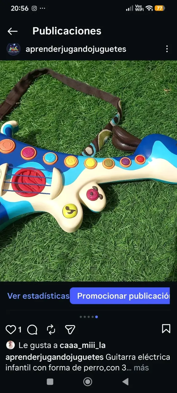Guitarra eléctrica de juguete interactiva - 5