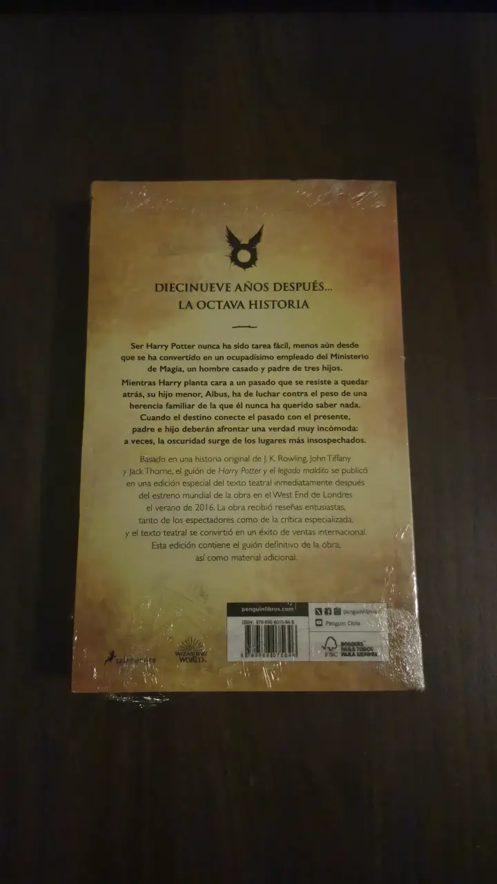 Libro Harry Potter y el Legado Maldito - 2
