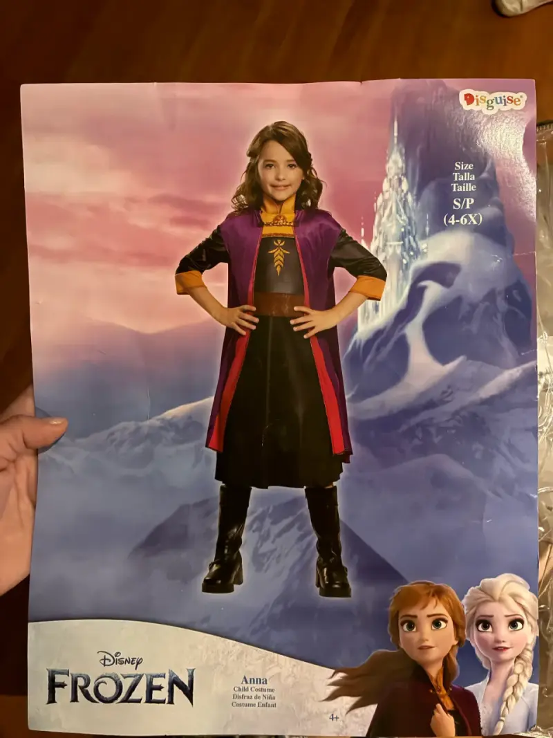 Disfraz infantil princesa Anna de Frozen - 4