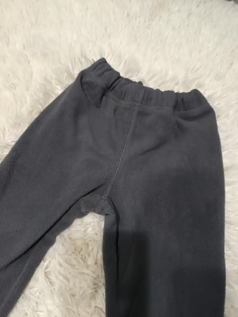 Pantalones de polar para niño gris Talla 2 - 4
