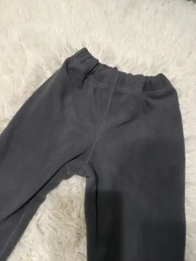 Pantalones de polar para niño gris Talla 2 - miniatura 4
