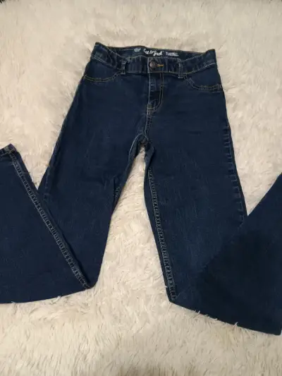 Jeans azul oscuro Cat & Jack Talla 14 Niña - miniatura 1