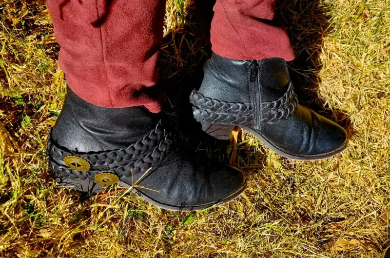 Botines Umbrale de Cuero Negro – Talla 38 - 4