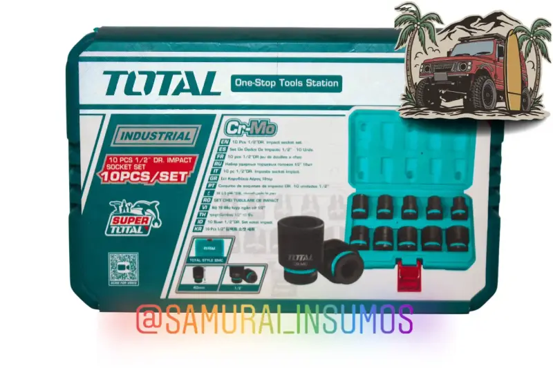Kit 10 En 1 -Acero Chromo-Molibdeno 1/2 Impacto - 2