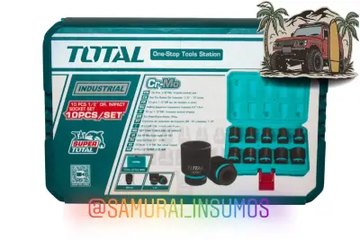 Kit 10 En 1 -Acero Chromo-Molibdeno 1/2 Impacto - miniatura 2