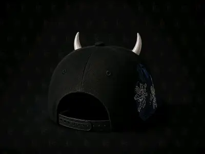 Cuernos imantados para gorra - miniatura 3