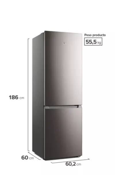 Refrigerador Mademsa Bottom Freezer MI60S Nuevo - miniatura 5