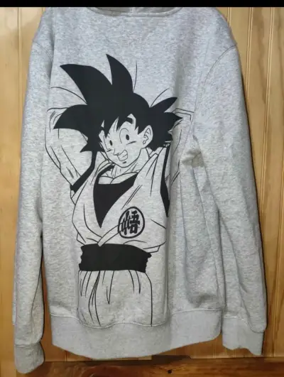 Polerón gris con capucha y cierre Dragon Ball - miniatura 2