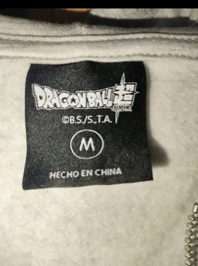 Polerón gris con capucha y cierre Dragon Ball - miniatura 3