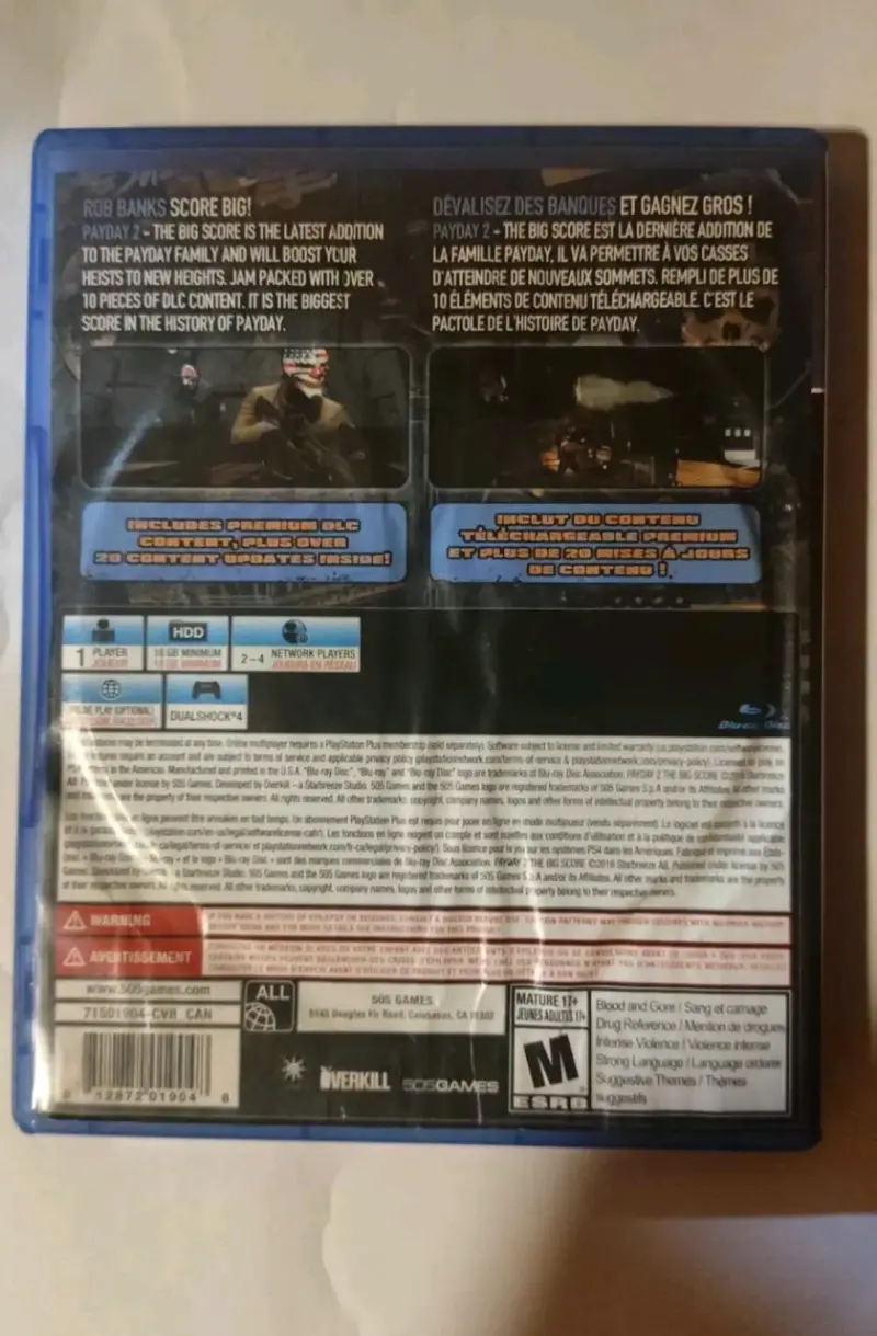 Juego PS4 Payday 2 The Big Score - 2