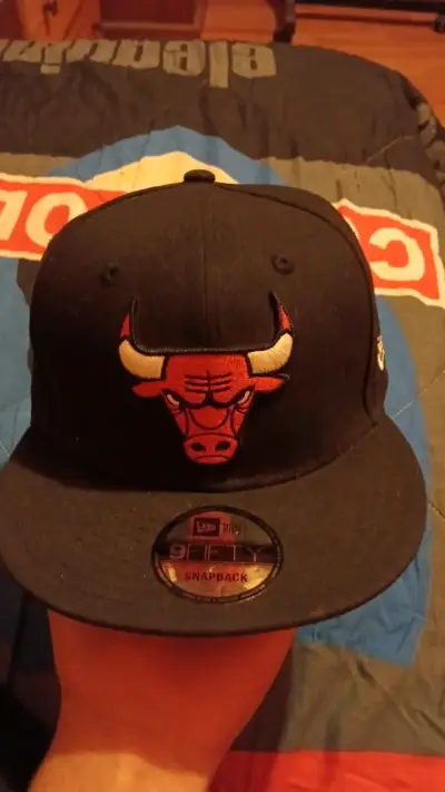 Gorra snapback Chicago Bulls negra - miniatura 3