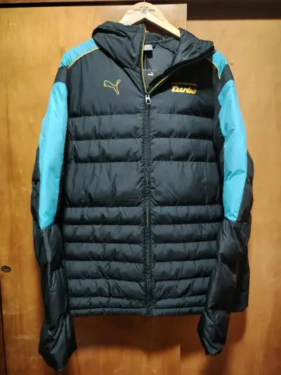 Chaqueta Puma Porsche Turbo negra y azul - miniatura 1