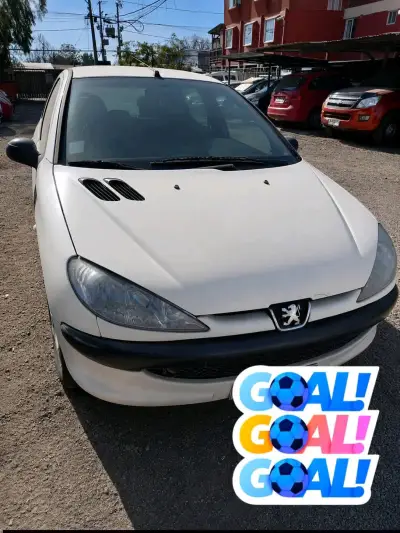 Peugeot 206 blanco en buen estado - miniatura 1