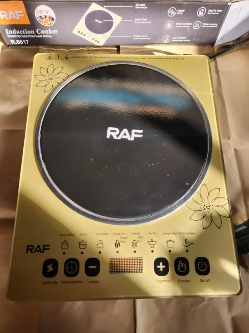 Cocina de inducción RAF 2000W - 2