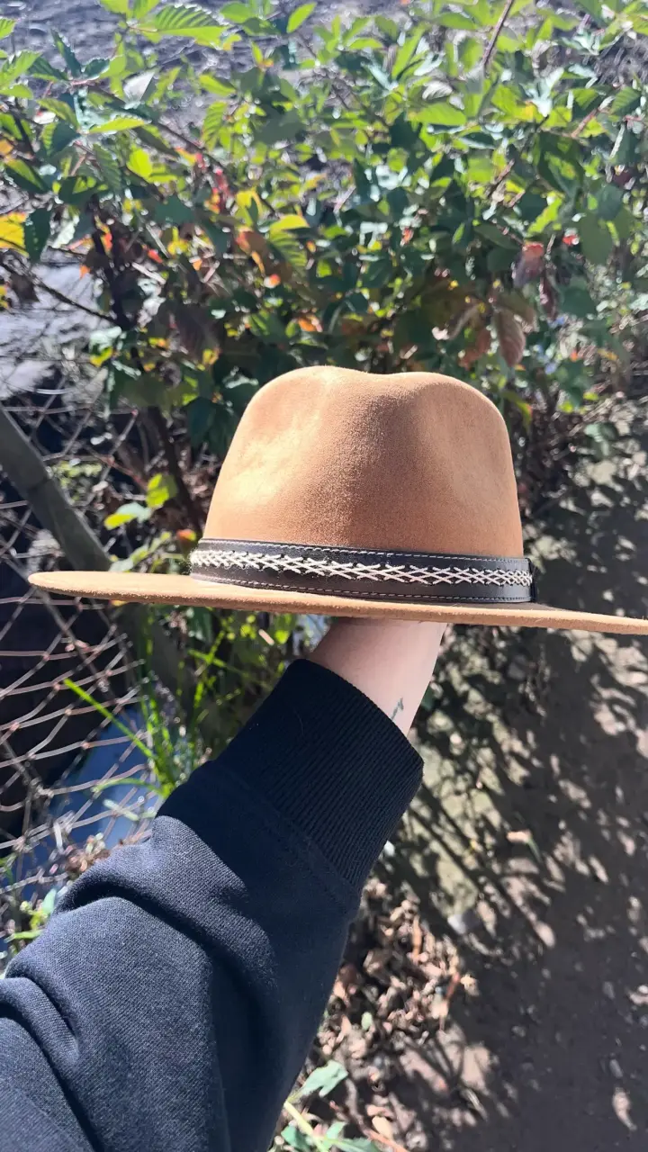 Sombrero vaquero de fieltro marrón - 2