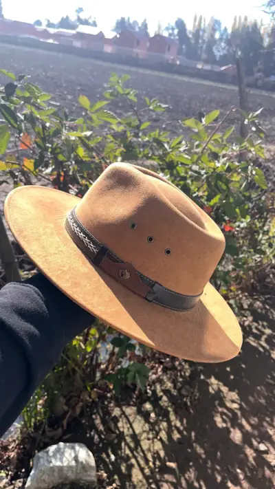 Sombrero vaquero de fieltro marrón - miniatura 4