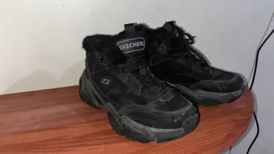 Botas de cuero marrón con cierre lateral - miniatura 3